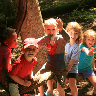 NLE campers at Baltimore Woods.