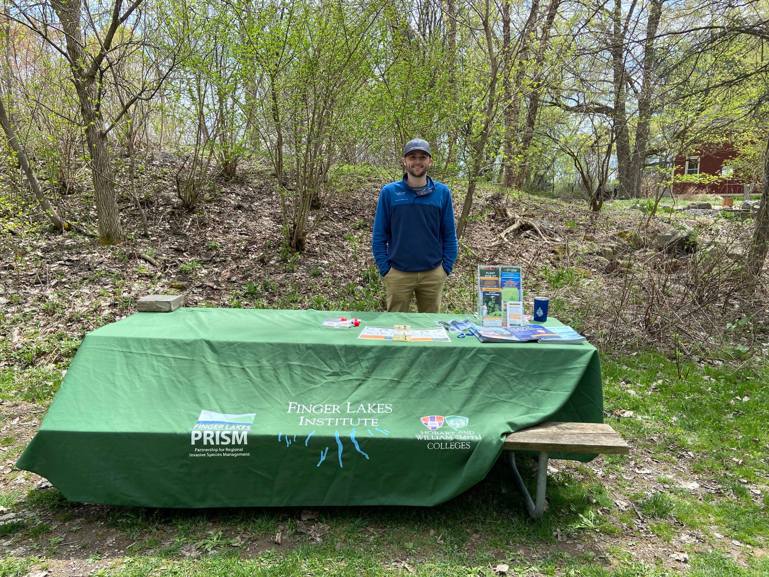 Vendor table at the 2023 Earth Day Celebration at Baltimore Woods.