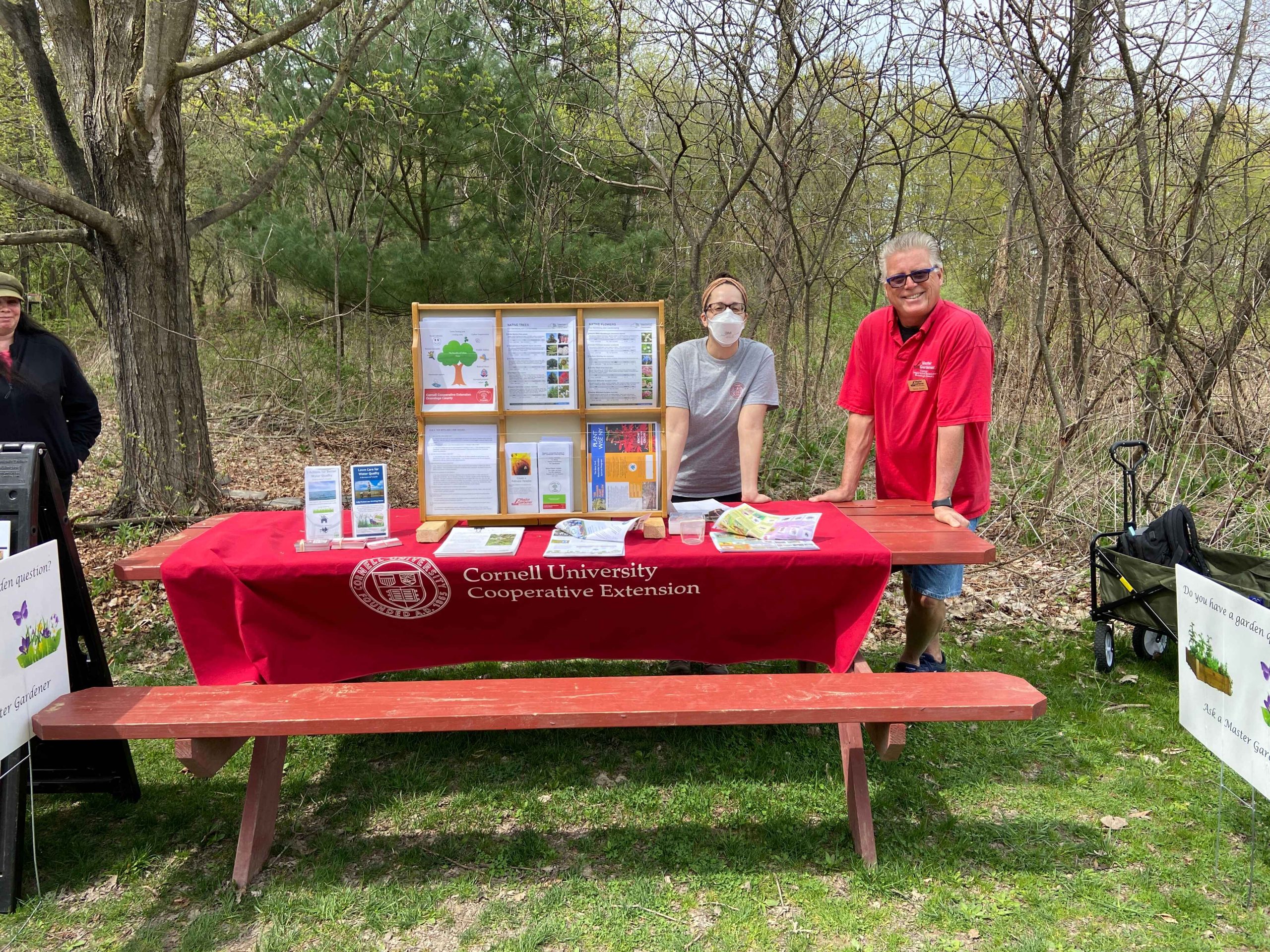 Vendor table at the 2023 Earth Day Celebration at Baltimore Woods.