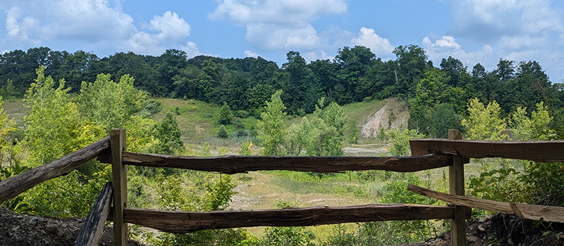 Rim Trail Vista at Baltimore Woods Nature Center