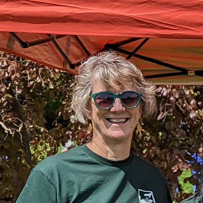 Photograph of Claire Dunn, Board Secretary of Baltimore Woods Nature Center.