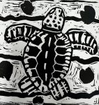 NellieGGr8Turtle.jpg "Turtle" piece by a local student, Nellie G.