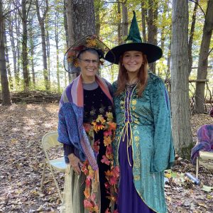 Volunteers at the Autumnal Fairy Festival at Baltimore Woods Nature Center