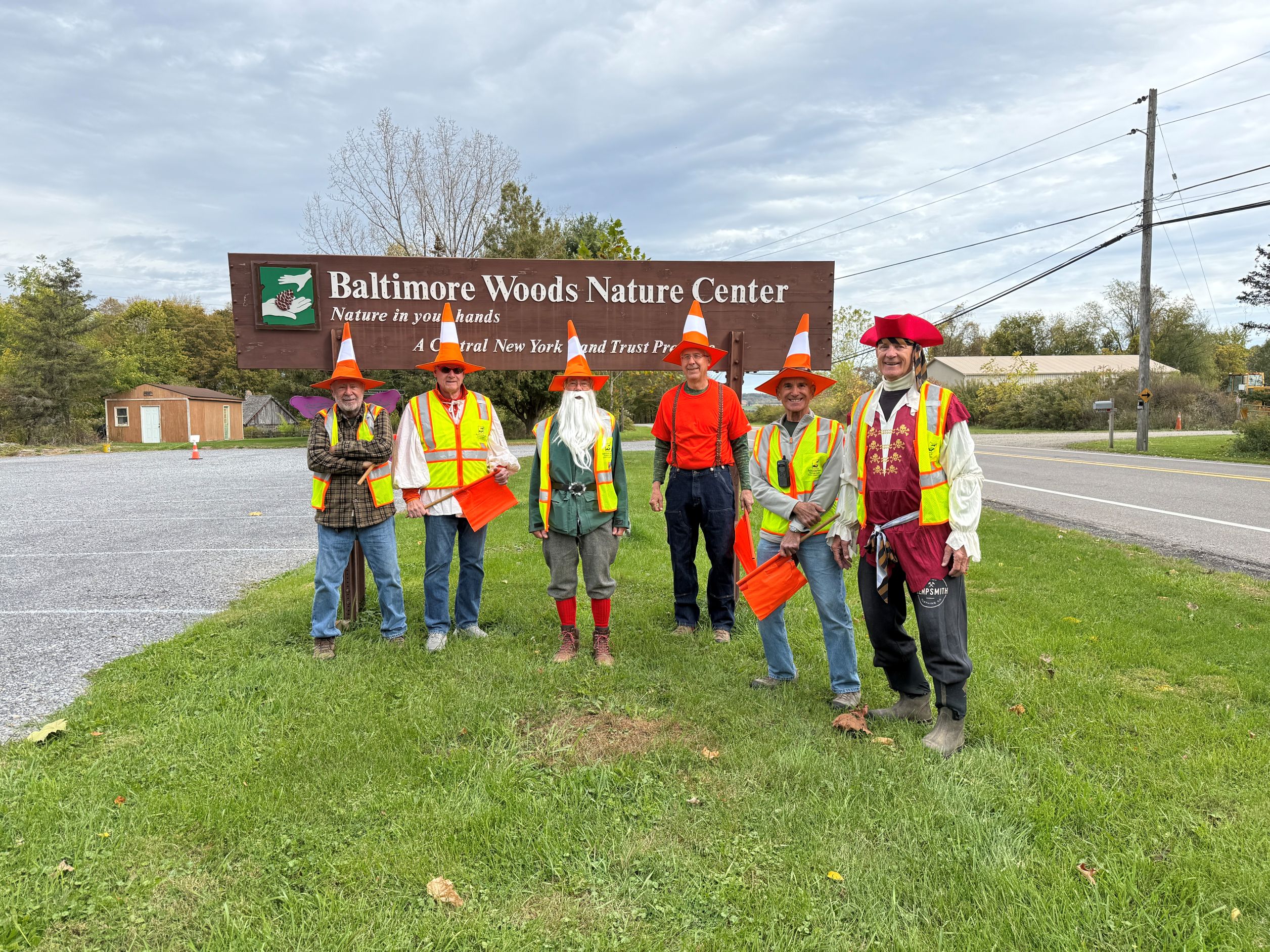 Volunteers at the Baltimore Woods Autumnal Fairy Festival