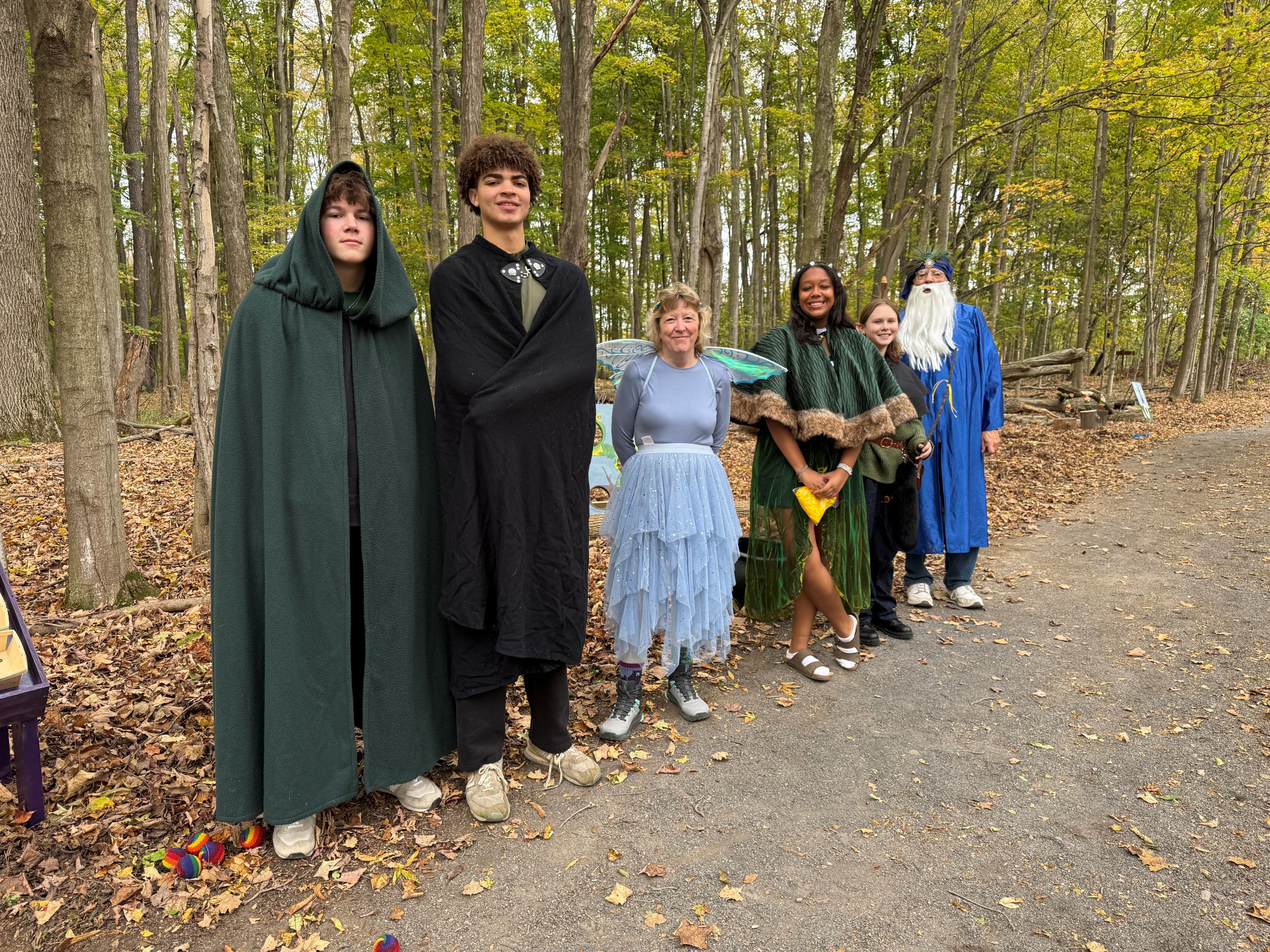 Volunteers at the Baltimore Woods Autumnal Fairy Festival